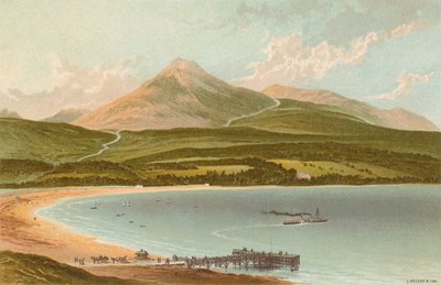 Baie de Brodick et Goatfell - English School